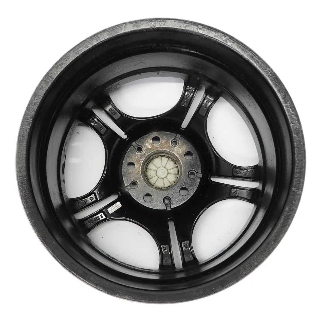 BMW E46 Hinterrad Schwarz Felge 17" M Doppel speiche 68 8,5J ET:50 2229135