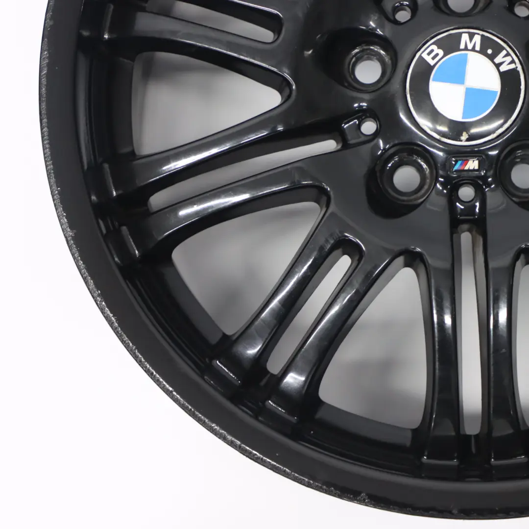 BMW E46 M3 Negro Rueda Aleación Delantera 18" 8J ET:47 M Doble Radio 67 2229950