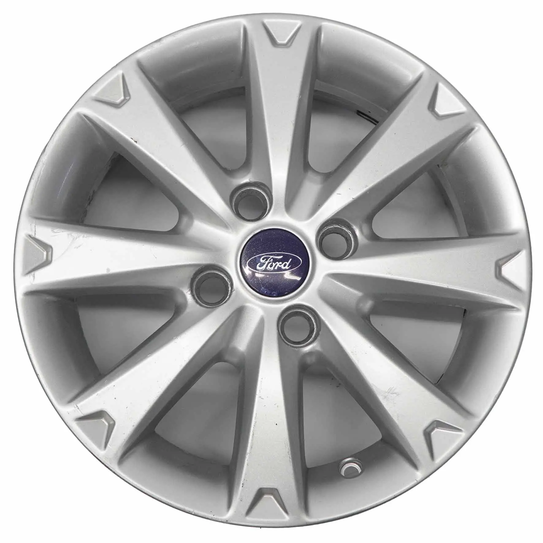 Ford Fiesta MK7 Silver Alloy Wheel Rim 15" 6J ET:47,5 7-Hole 8V21-1007-GA