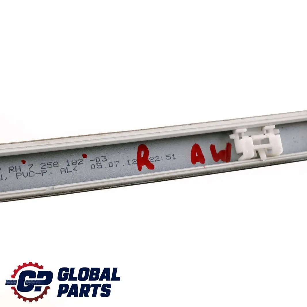 BMW 3 F30 Rechts Zierleiste Dach Dachprofilleiste Leistung Alpinweiss 3 - 300