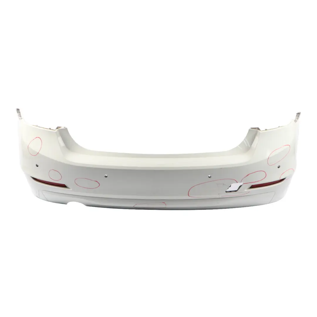 Rear Bumper BMW F30 Saloon Trim Panel PDC Alpinweiss Alpine White - 300