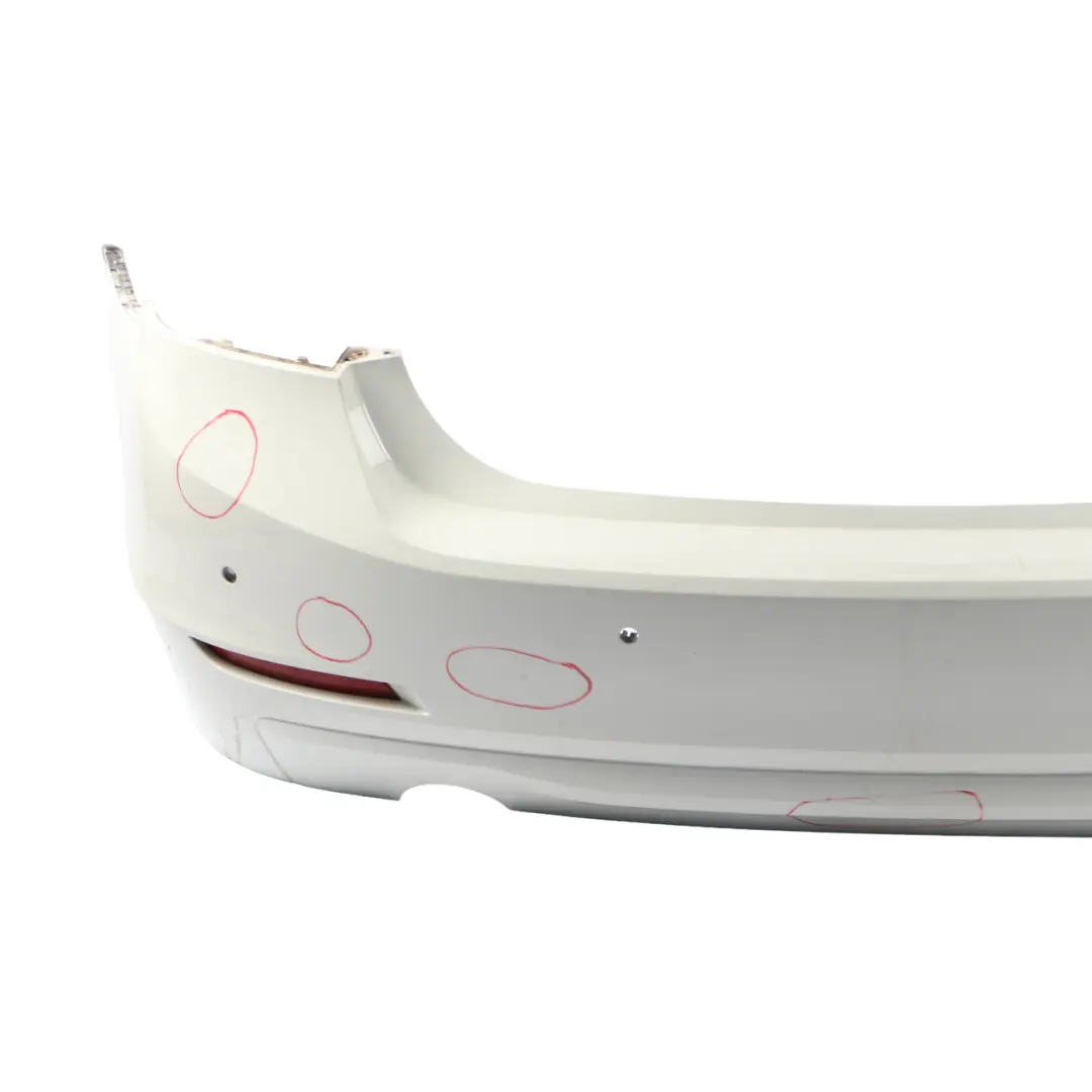 Rear Bumper BMW F30 Saloon Trim Panel PDC Alpinweiss Alpine White - 300