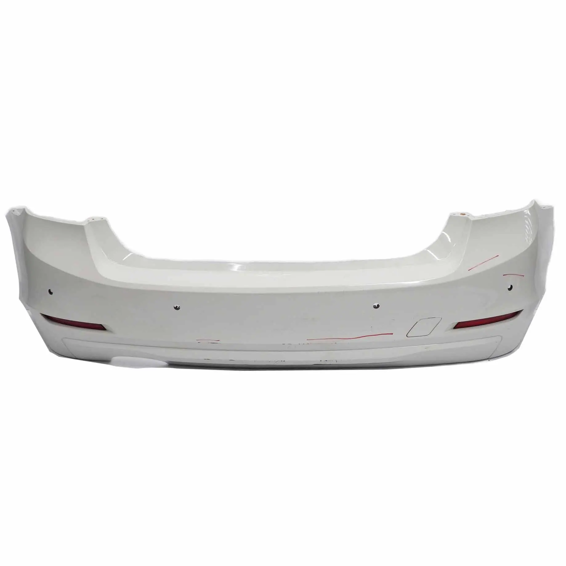 BMW F30 Rear Bumper Trim Panel PDC Covering Alpinweiss Alpine White 3 - 300