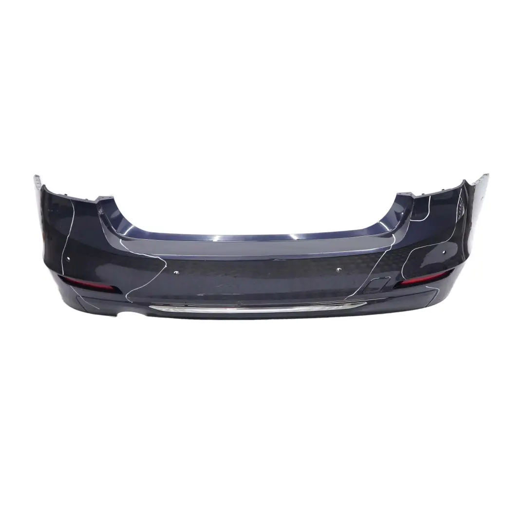 BMW F30 Bumper Rear Trim Panel PDC Imperial Blau Blue Metallic - A89