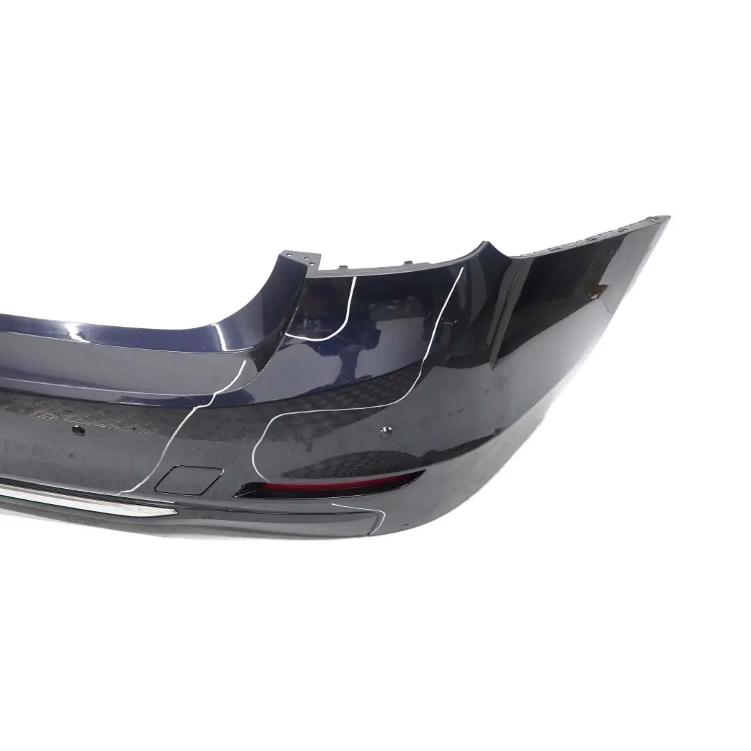 BMW F30 Bumper Rear Trim Panel PDC Imperial Blau Blue Metallic - A89