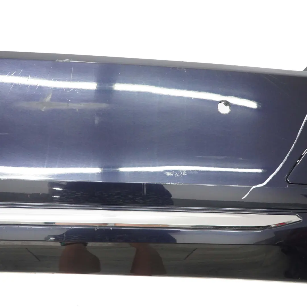 BMW F30 Bumper Rear Trim Panel PDC Imperial Blau Blue Metallic - A89