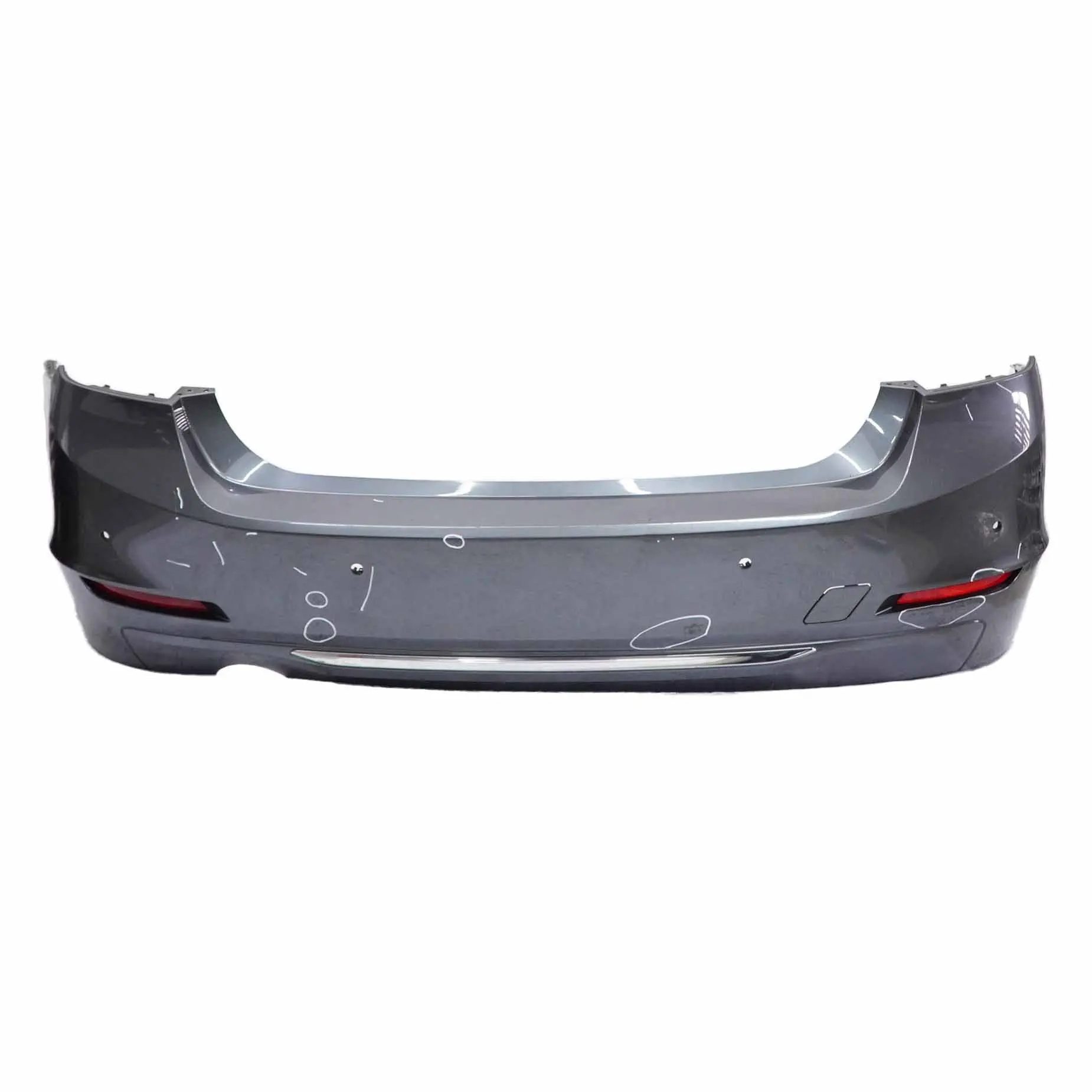 BMW F30 Rear Bumper Trim Panel PDC Covering Mineralgrau Grey Metallic - B39