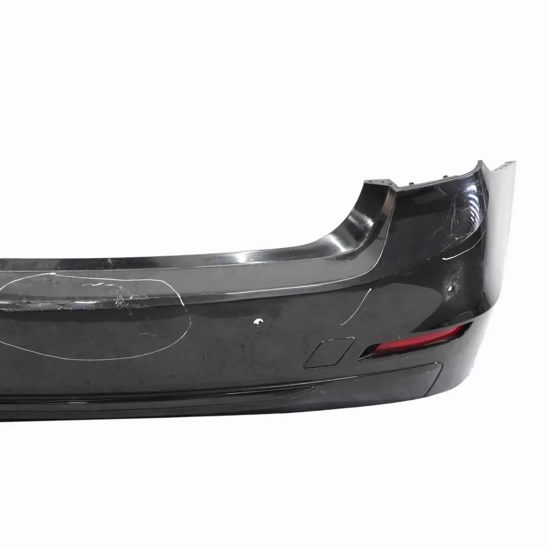 BMW F30 Rear Bumper Trim Panel PDC Covering Schwarz 2 Black - 668