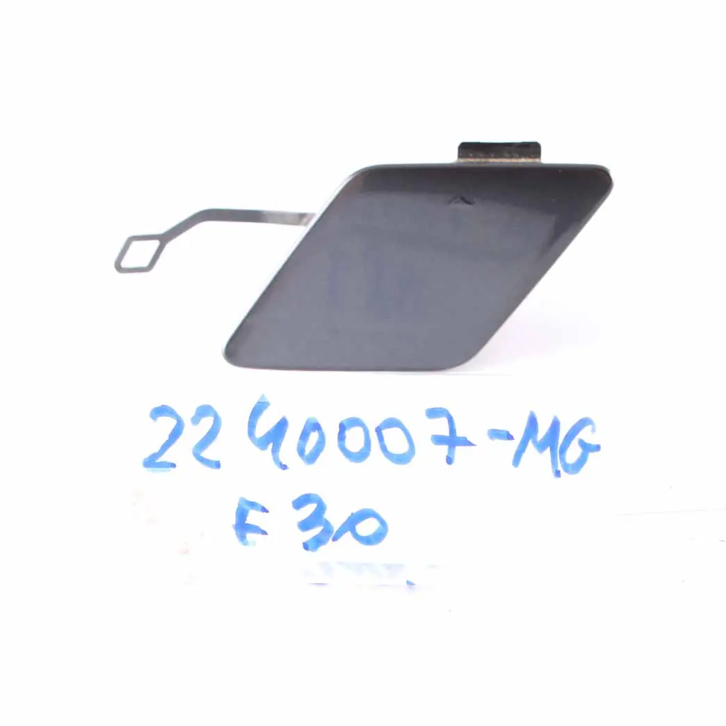 BMW F30 Rear Bumper Cover Flap Towing Eye Mineral Grey Metallic - B39 7301464