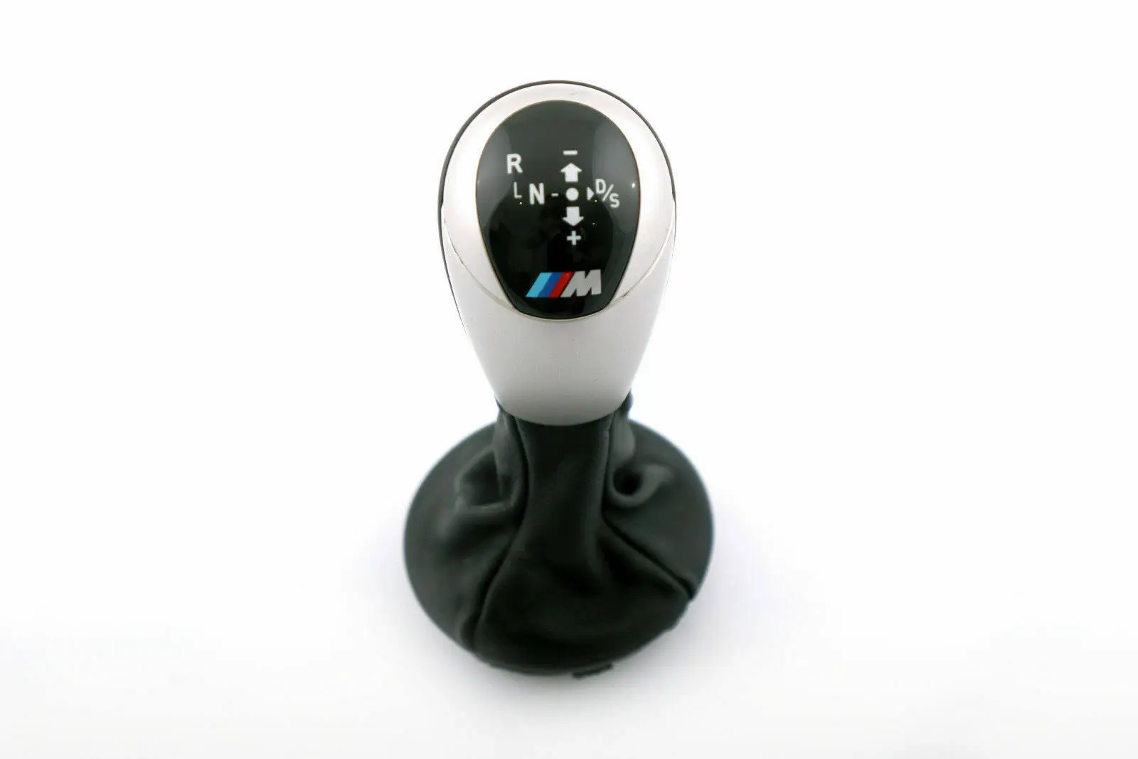 BMW 5 6 Series 1 E60 E61N E63 Leather Ring Gear Shift Knob Lever Grip 2282750