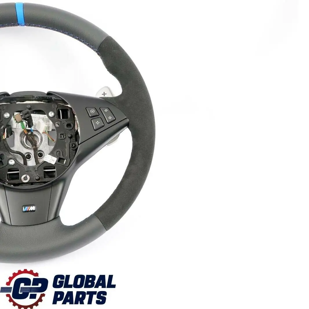 BMW E60 M5 E63 M6 NEW Black Leather M Sport Steering Wheel SMG Paddle Shift