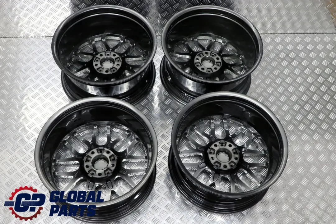 BMW 3 Series E46 M3 Complete Set 4x Wheel Rim 19" M Cross Spoke 163