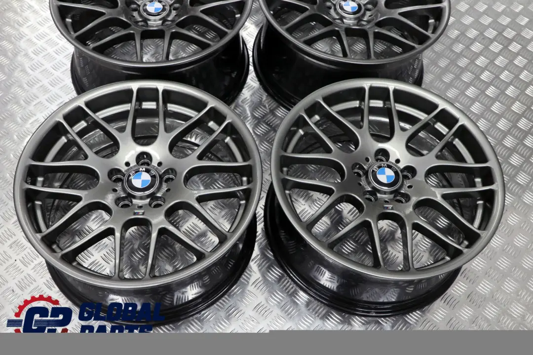 BMW 3 Series E46 M3 Complete Set 4x Wheel Rim 19" M Cross Spoke 163