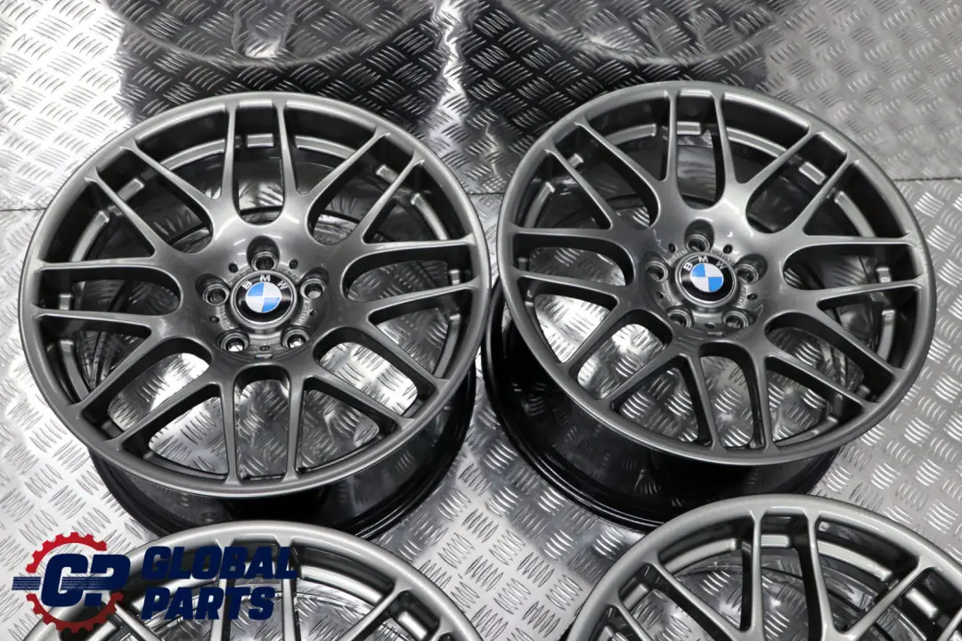 BMW 3 Series E46 M3 Complete Set 4x Wheel Rim 19" M Cross Spoke 163