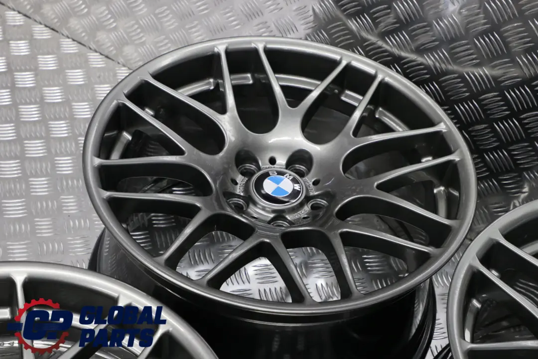 BMW 3 Series E46 M3 Complete Set 4x Wheel Rim 19" M Cross Spoke 163