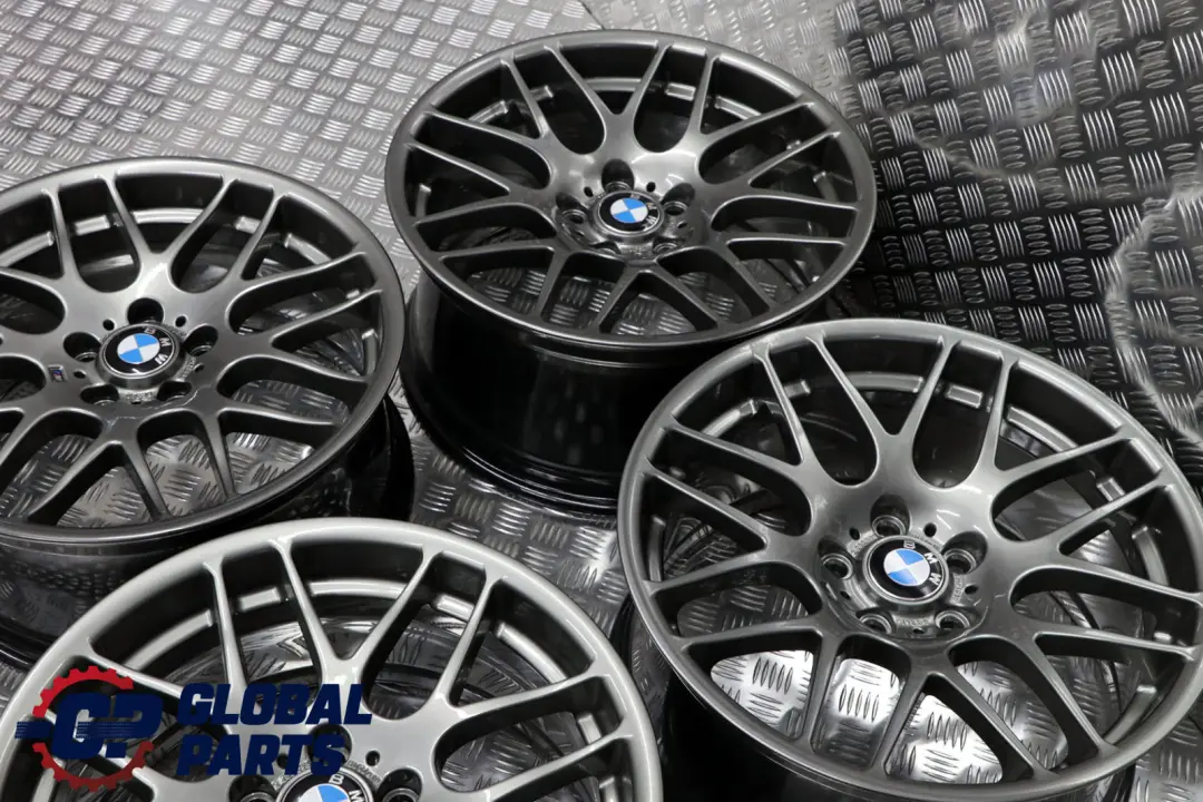 BMW 3 Series E46 M3 Complete Set 4x Wheel Rim 19" M Cross Spoke 163