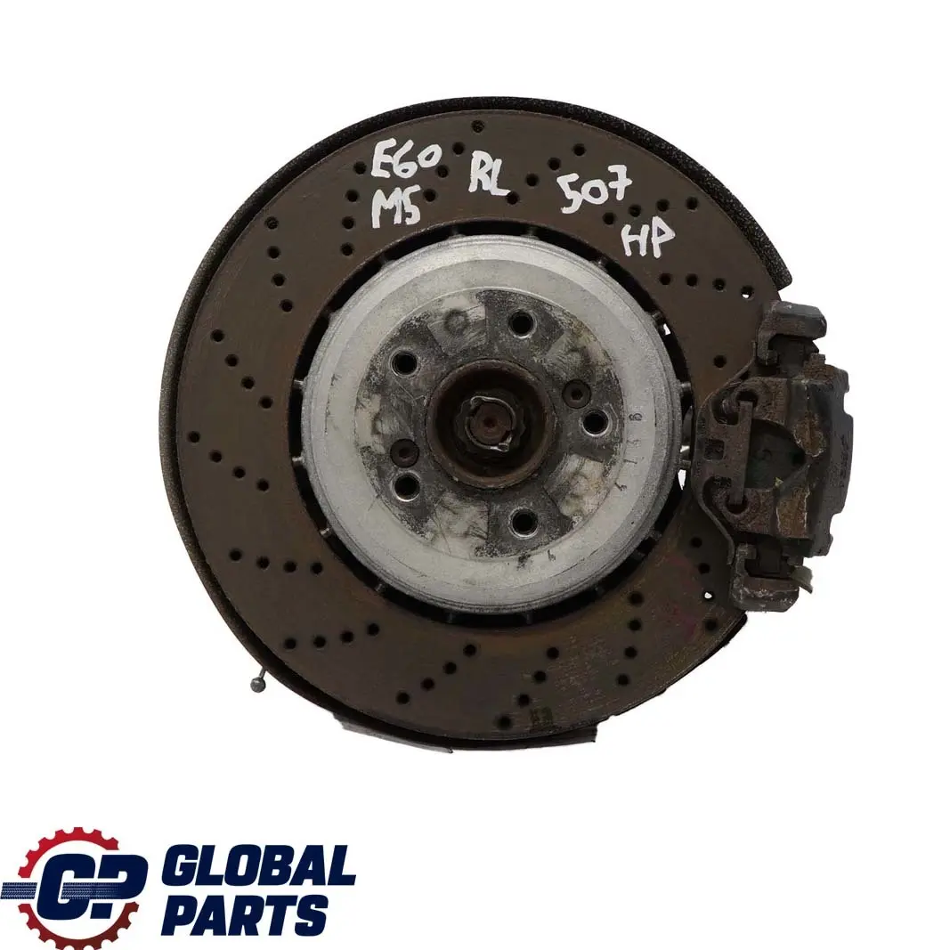 BMW 5 Series E60 M5 Rear Left N/S Suspension Hub Leg Brake Caliper Disc