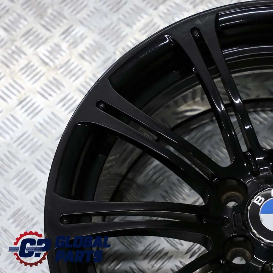 BMW E90 E92 E93 M3 Black Rear Wheel Alloy Rim 19" ET:23 9,5J M Double Spoke 220