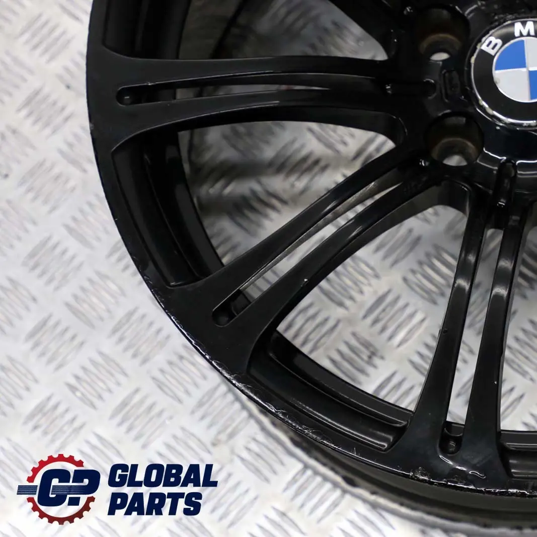 BMW E90 E92 E93 M3 Black Rear Wheel Alloy Rim 19" ET:23 9,5J M Double Spoke 220