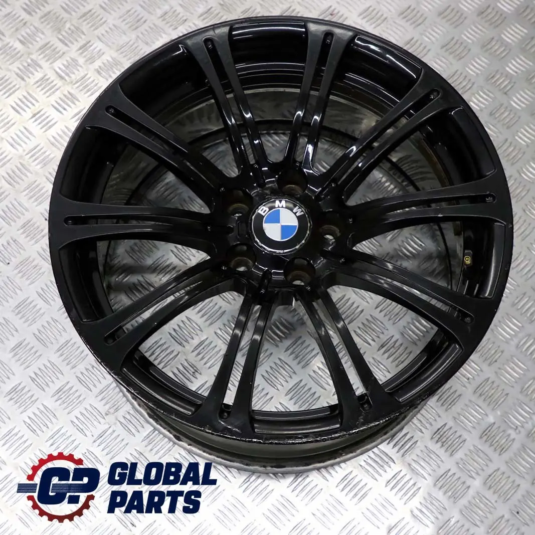 BMW E90 E92 E93 M3 Black Rear Wheel Alloy Rim 19" ET:23 9,5J M Double Spoke 220