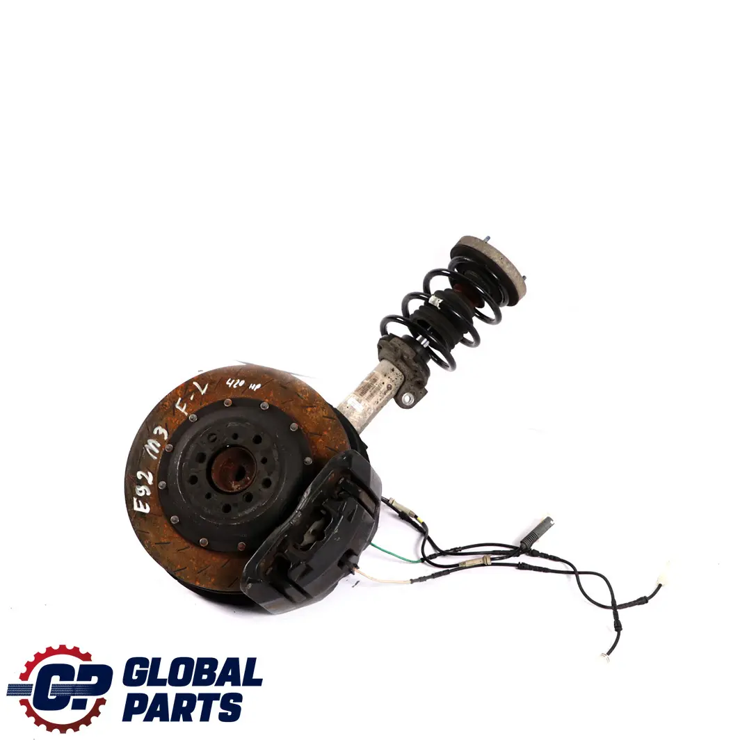 BMW 3 E92 M3 Front Left N/S Spring Strut Leg Suspension Brake Wheel Axle Hub