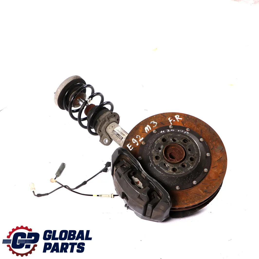 BMW 3 E92 M3 Front Right O/S Spring Strut Leg Suspension Brake Wheel Axle Hub