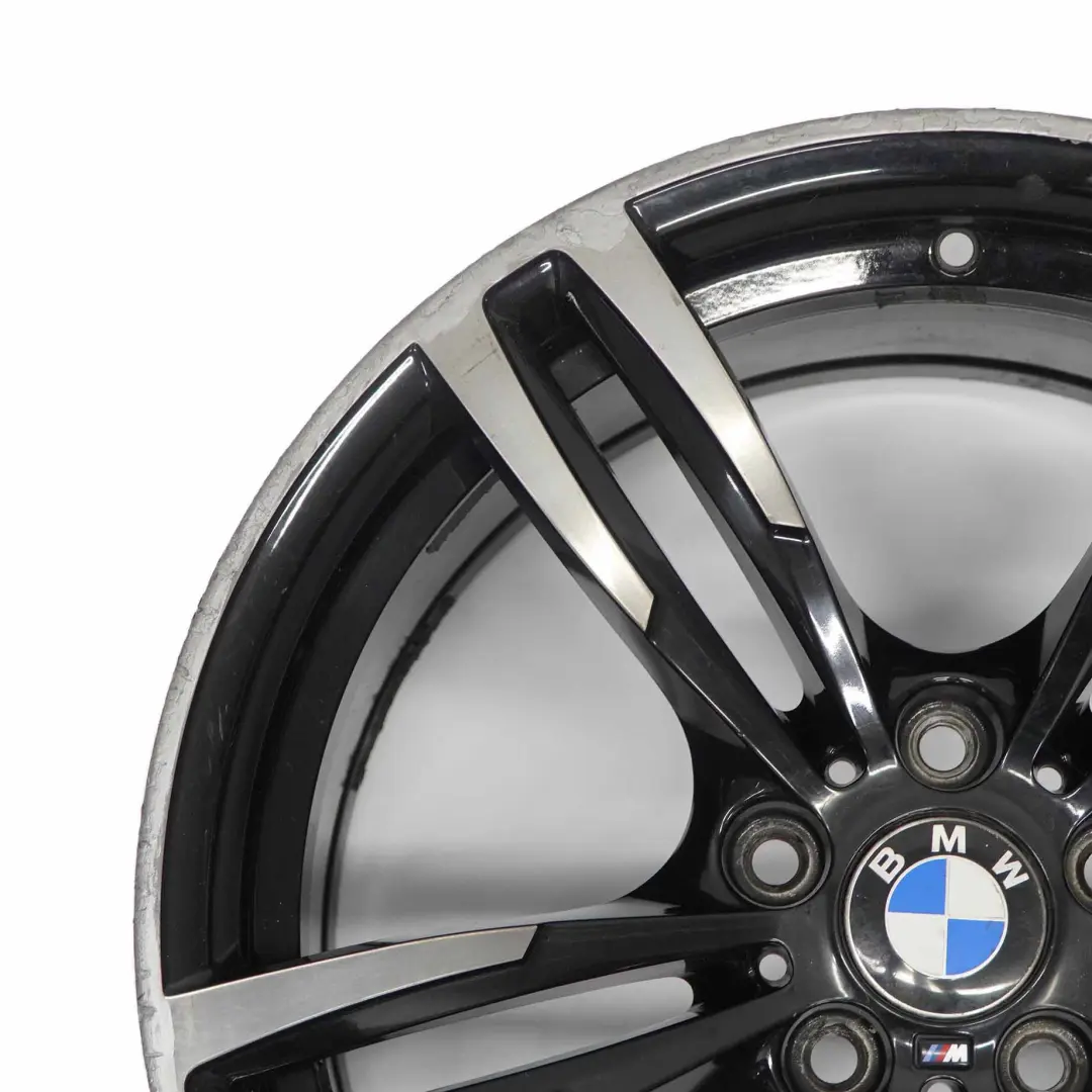 BMW F87 M2 F80 M3 F82 M4 Hinten Alu Felge 19" 10J ET:40 M Doppelspeiche 437