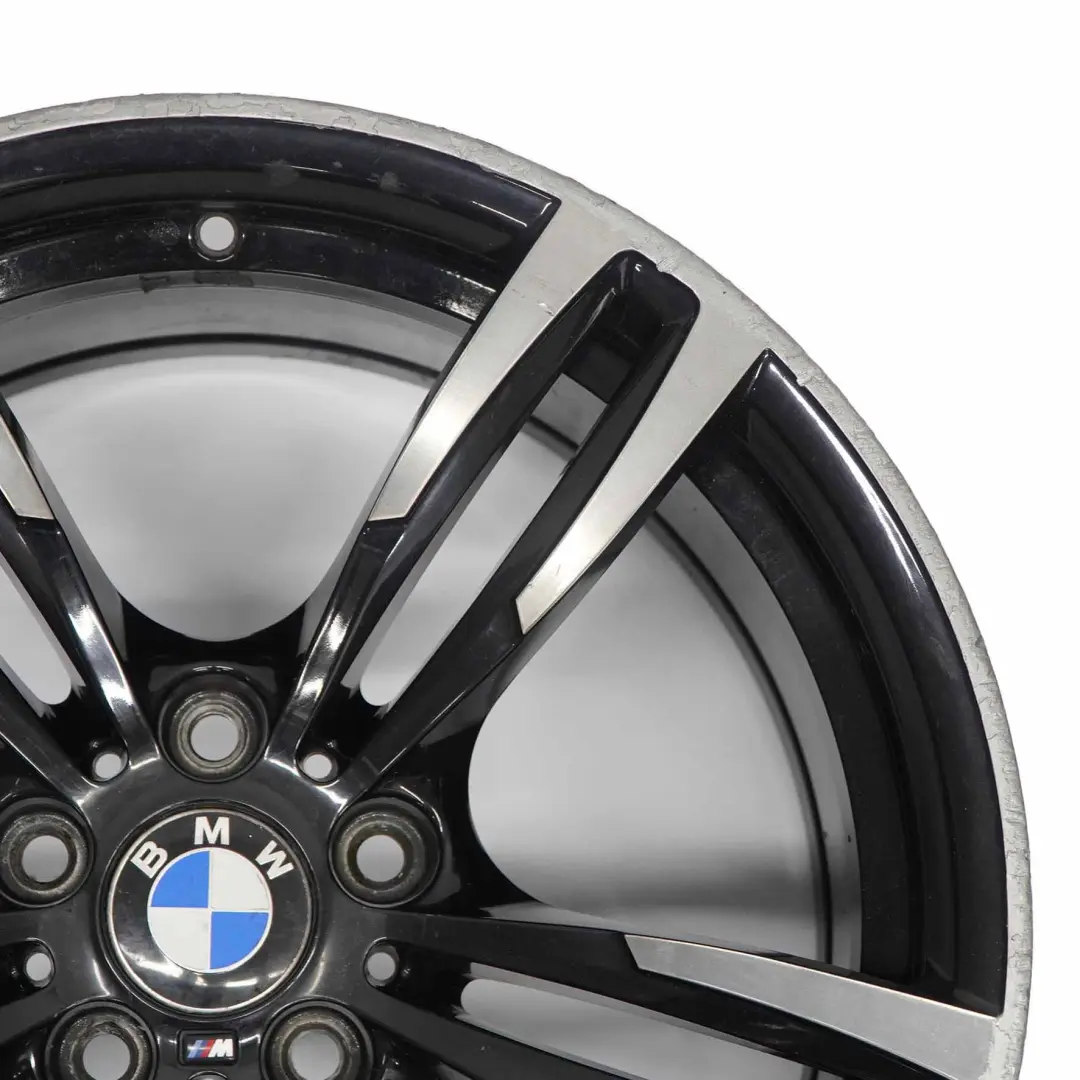 BMW F87 M2 F80 M3 F82 M4 Hinten Alu Felge 19" 10J ET:40 M Doppelspeiche 437