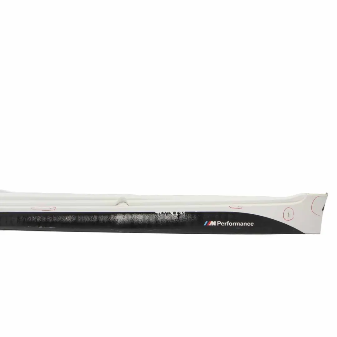 Side Skirt BMW F10 F11 M Sport Door Sill Cover Left N/S Alpine White - 300