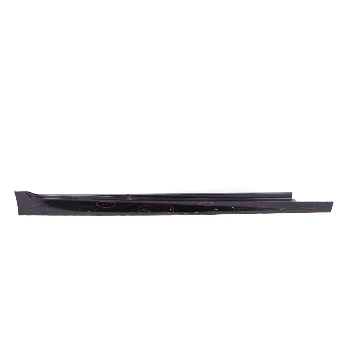 BMW 5 F10 F11 M Sport Door Sill Cover Skirt Panel Right O/S Carbon Black - 416