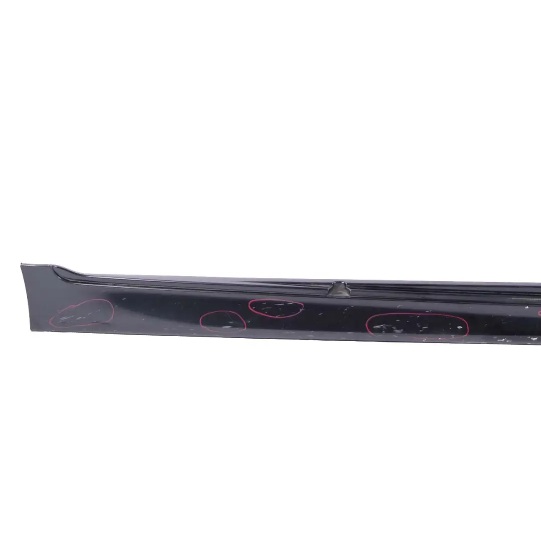 BMW 5 F10 F11 M Sport Door Sill Cover Skirt Panel Right O/S Carbon Black - 416