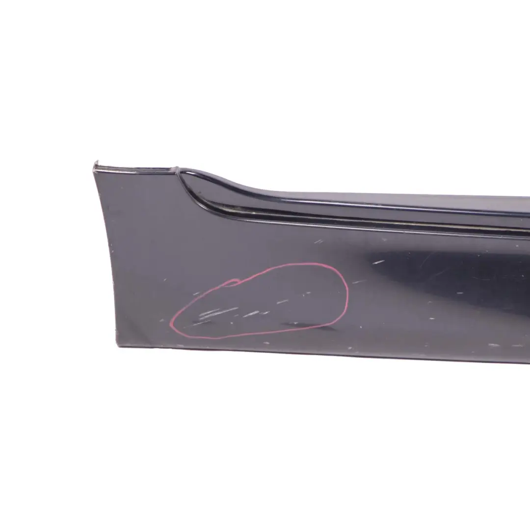 BMW 5 F10 F11 M Sport Door Sill Cover Skirt Panel Right O/S Carbon Black - 416