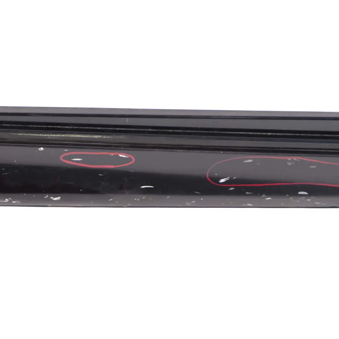 BMW 5 F10 F11 M Sport Door Sill Cover Skirt Panel Right O/S Carbon Black - 416