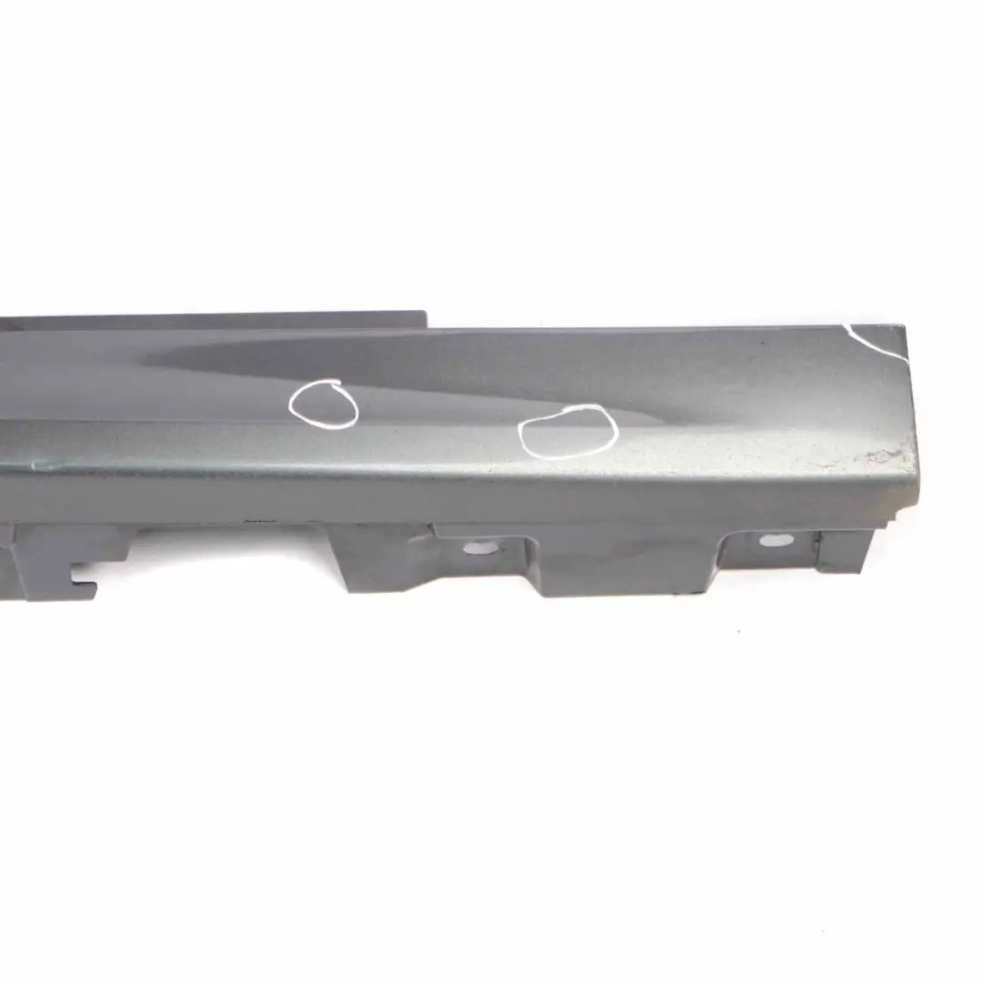 BMW F10 Side Skirt M5 M Sport Door Sill Cover Right O/S Mineralgrau Grey - B39