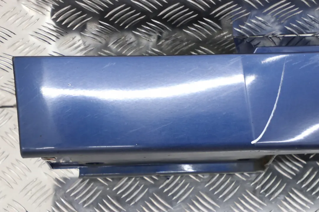 BMW 5 Series E61 Door Sill Side Cover Skirt Left N/S Mysticblau Mystic Blue