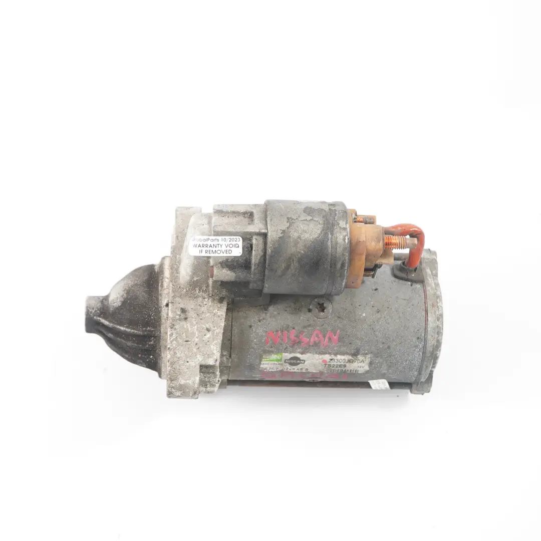 Motor de arranque Nissan Qashqai Diesel Actuador Motor de arranque 23300JG70A