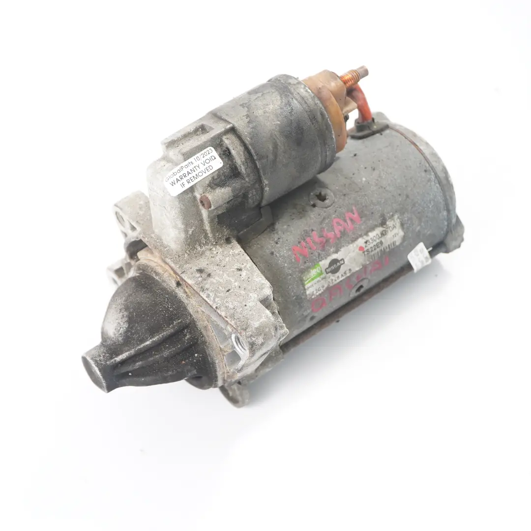 Motor de arranque Nissan Qashqai Diesel Actuador Motor de arranque 23300JG70A