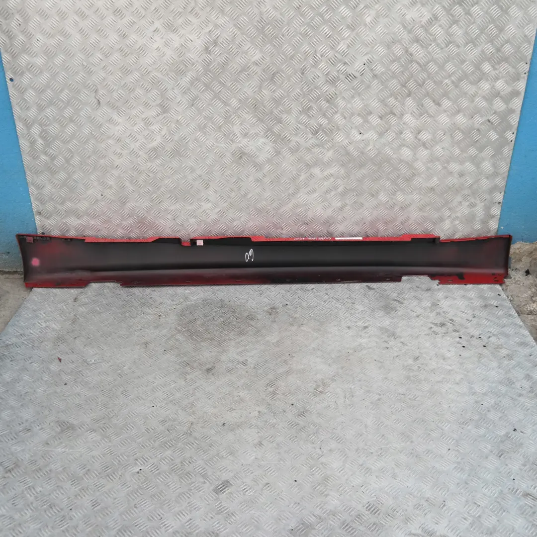 BMW 6 E87 Sill Strip Faldón Lateral Izquierdo Japan Rot Rojo - 438