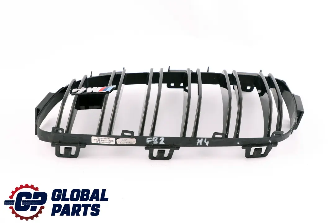 BMW 4 Series F82 F83 M4 Front Bumper Centre Grille Left N/S High Gloss 2352811