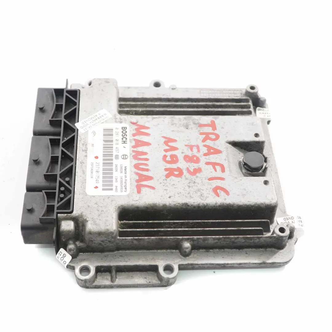 Renault Trafic F83 M9R 2.0 DCI Motor steuergerät Modul ECU 237101754R Handbuch