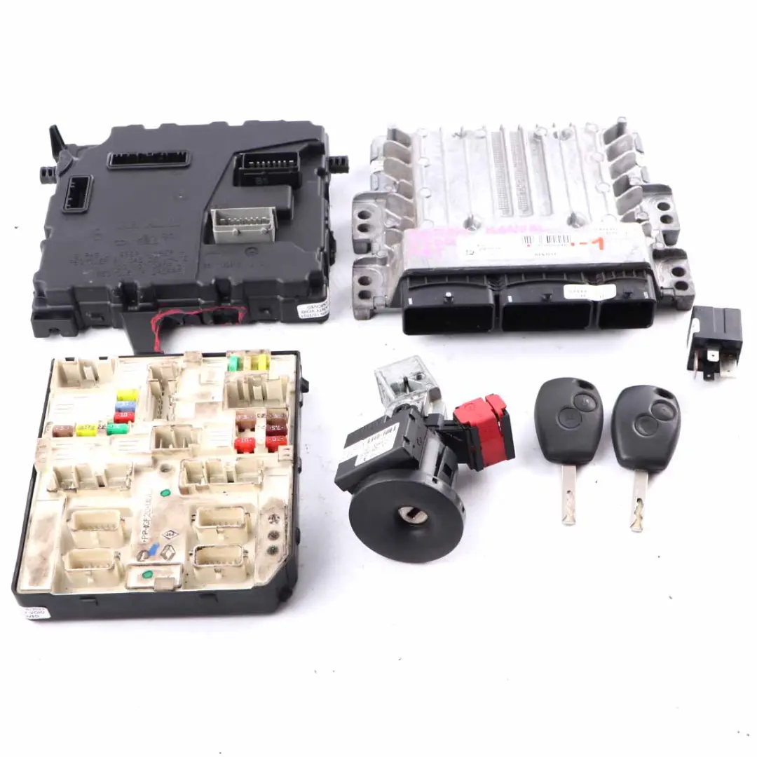 Renault Master 3 2.3 DCI M9T Engine ECU Kit 237105093R USM 2 Keys Lock Manual