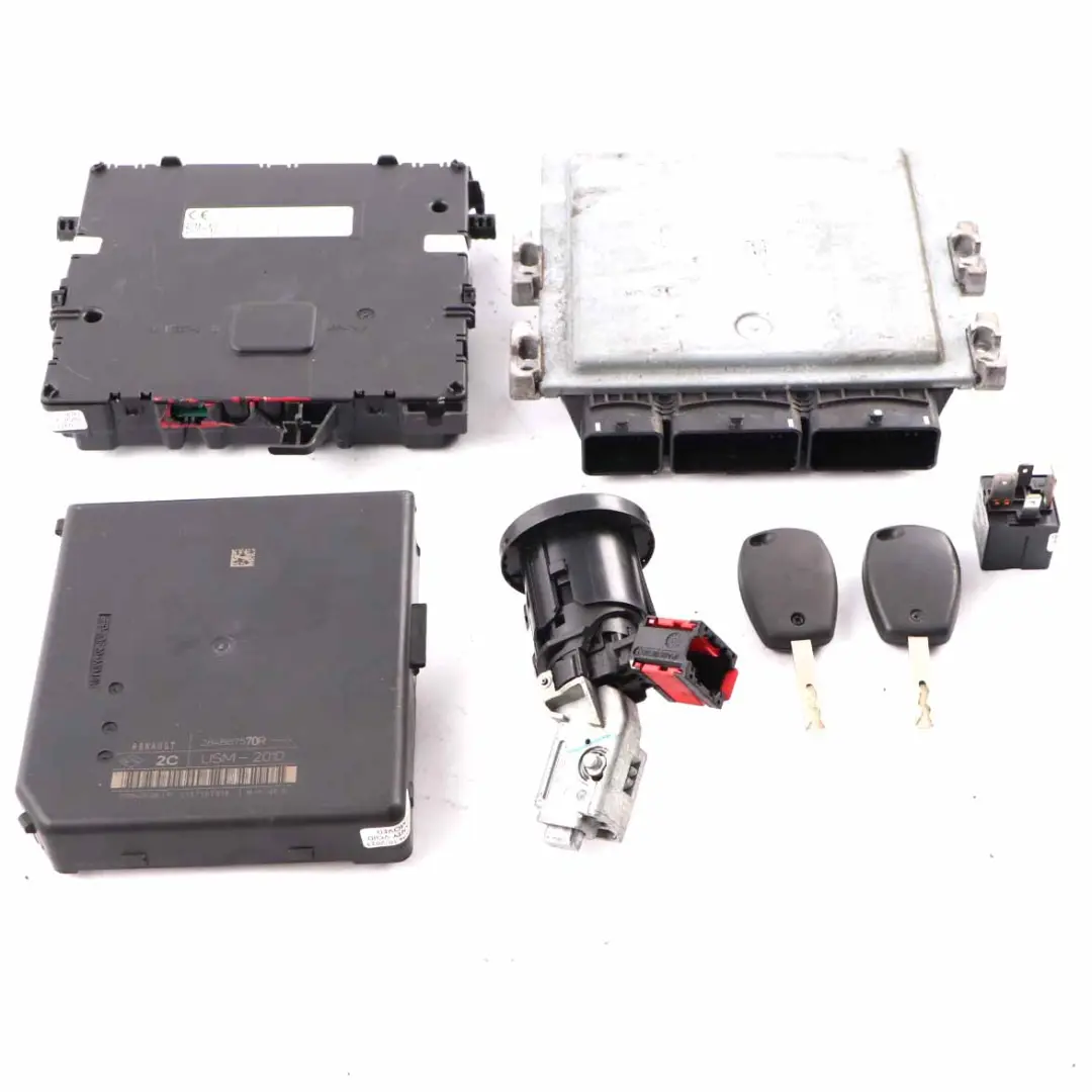 Renault Master 3 2.3 DCI M9T Engine ECU Kit 237105093R USM 2 Keys Lock Manual