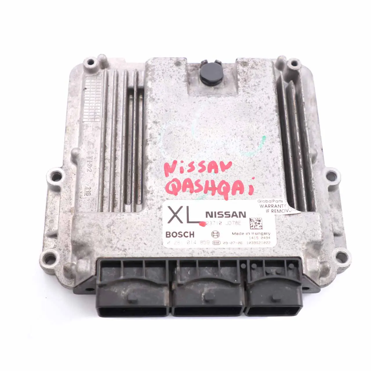 Nissan Quashqai M9R Diesel Motor Control ECU Caja cambios manual 23710 JD78E