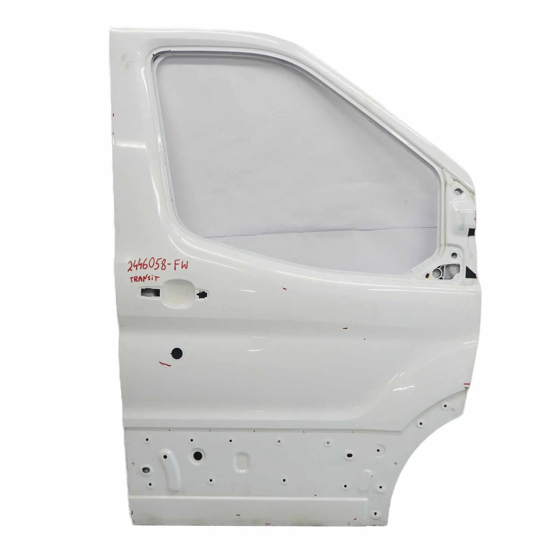 Ford Transit Mk8 Front Door Right O/S Door Cover Shell Frozen White - Z2