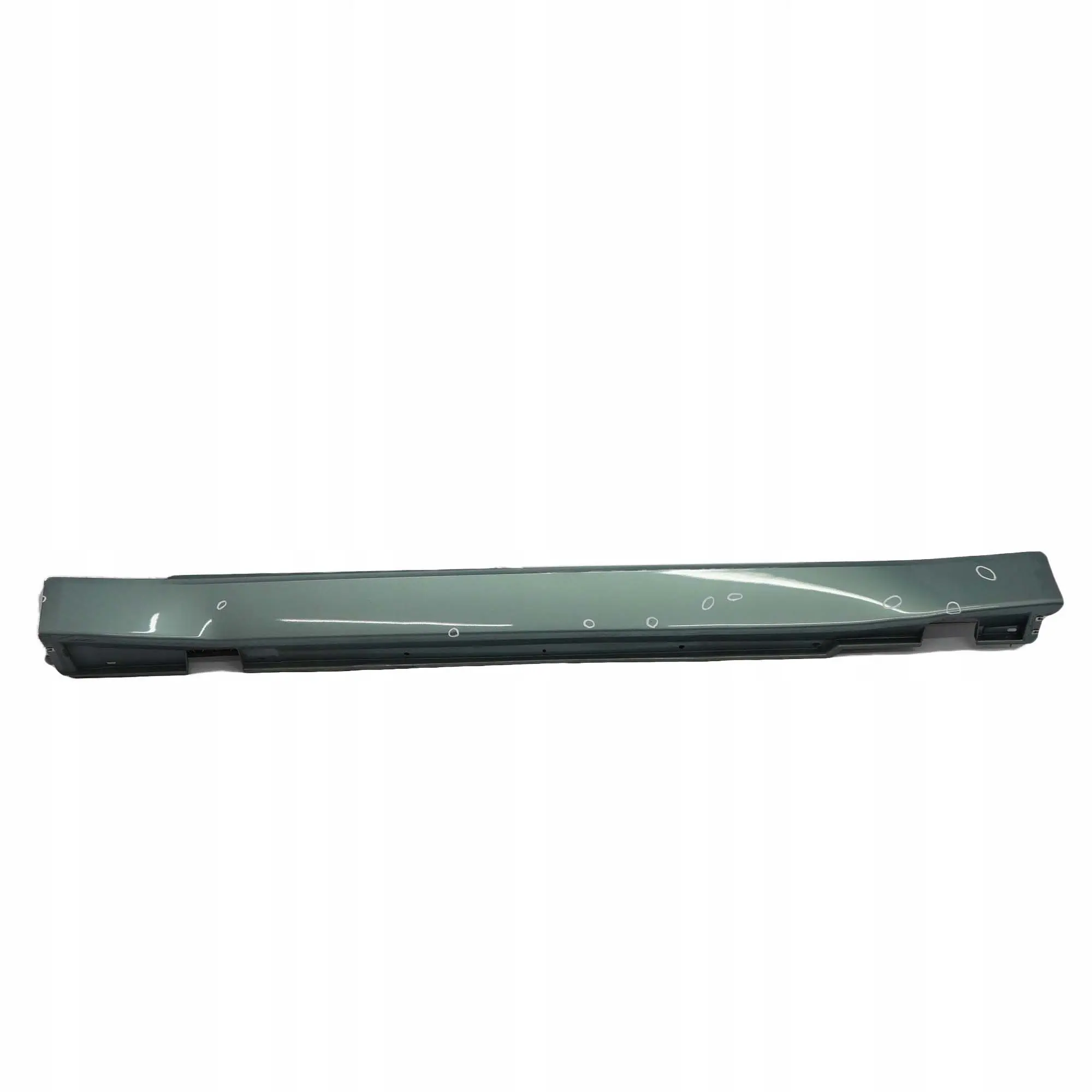 BMW 7 E65 Door Sill Cover Skirt Left N/S Schiefergruen Slate Green - 449