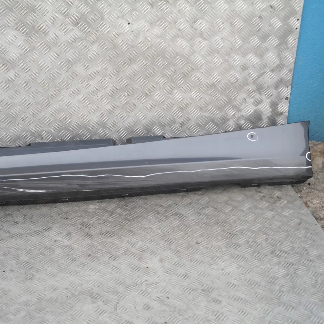 BMW E87 LCI Bas de Porte Couverture Seuil A Gauche Sparkling Graphite