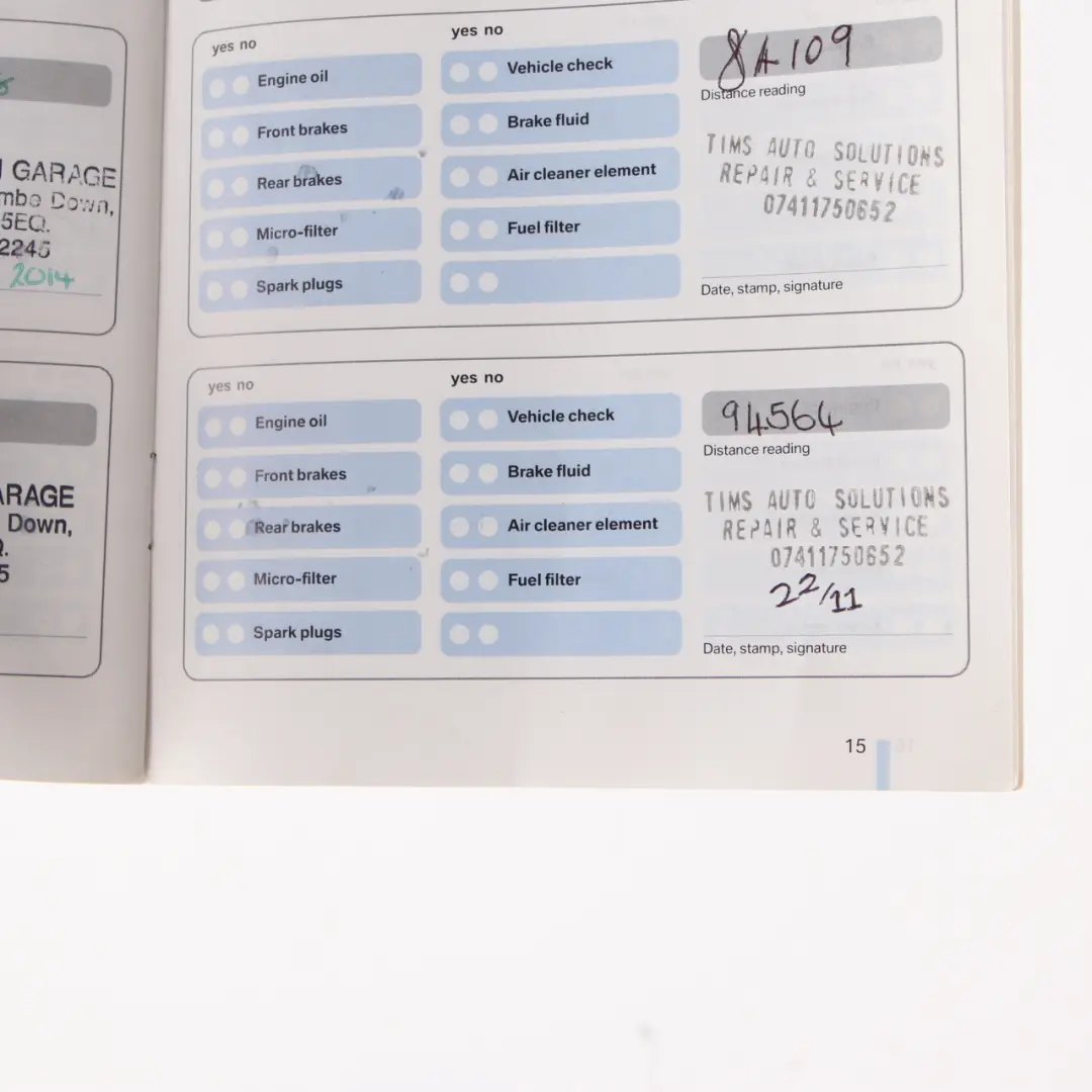 BMW E90 E91 Service Booklet Owner's Handbook Book Case Wallet 2600252