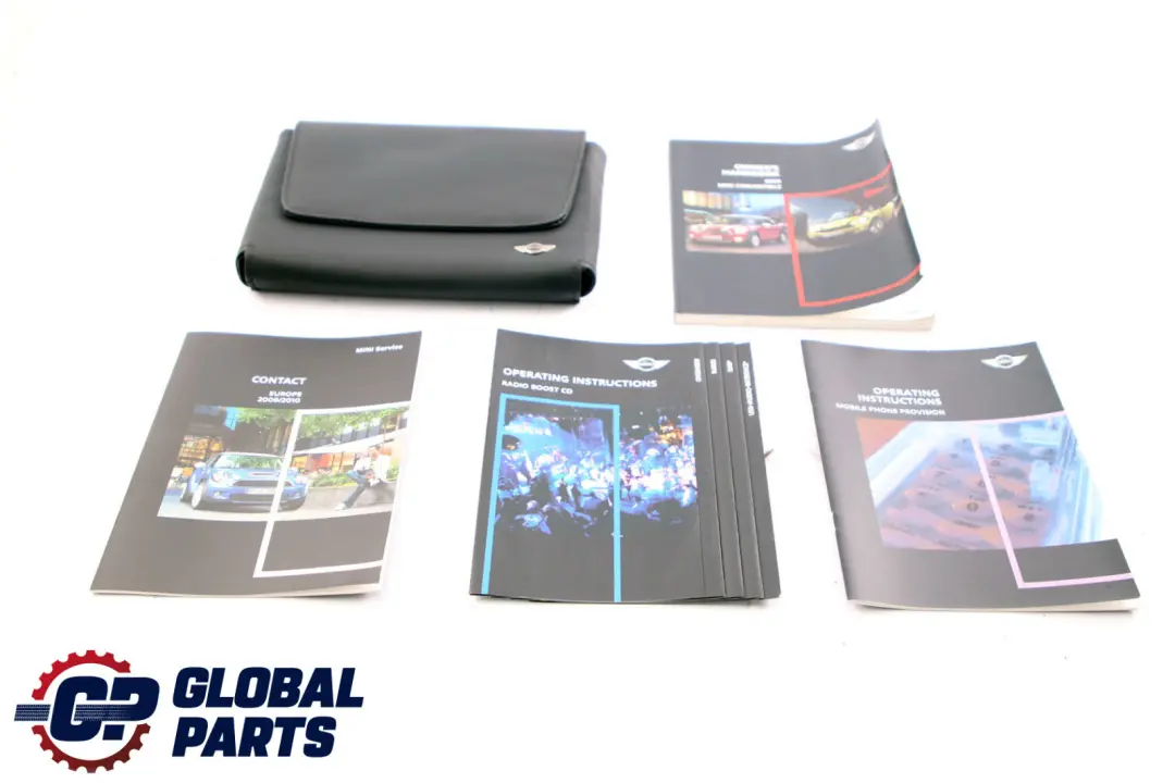 BMW Mini Cooper R57 Owner's Handbook Radio Instructions Pouch Case Set Wallet