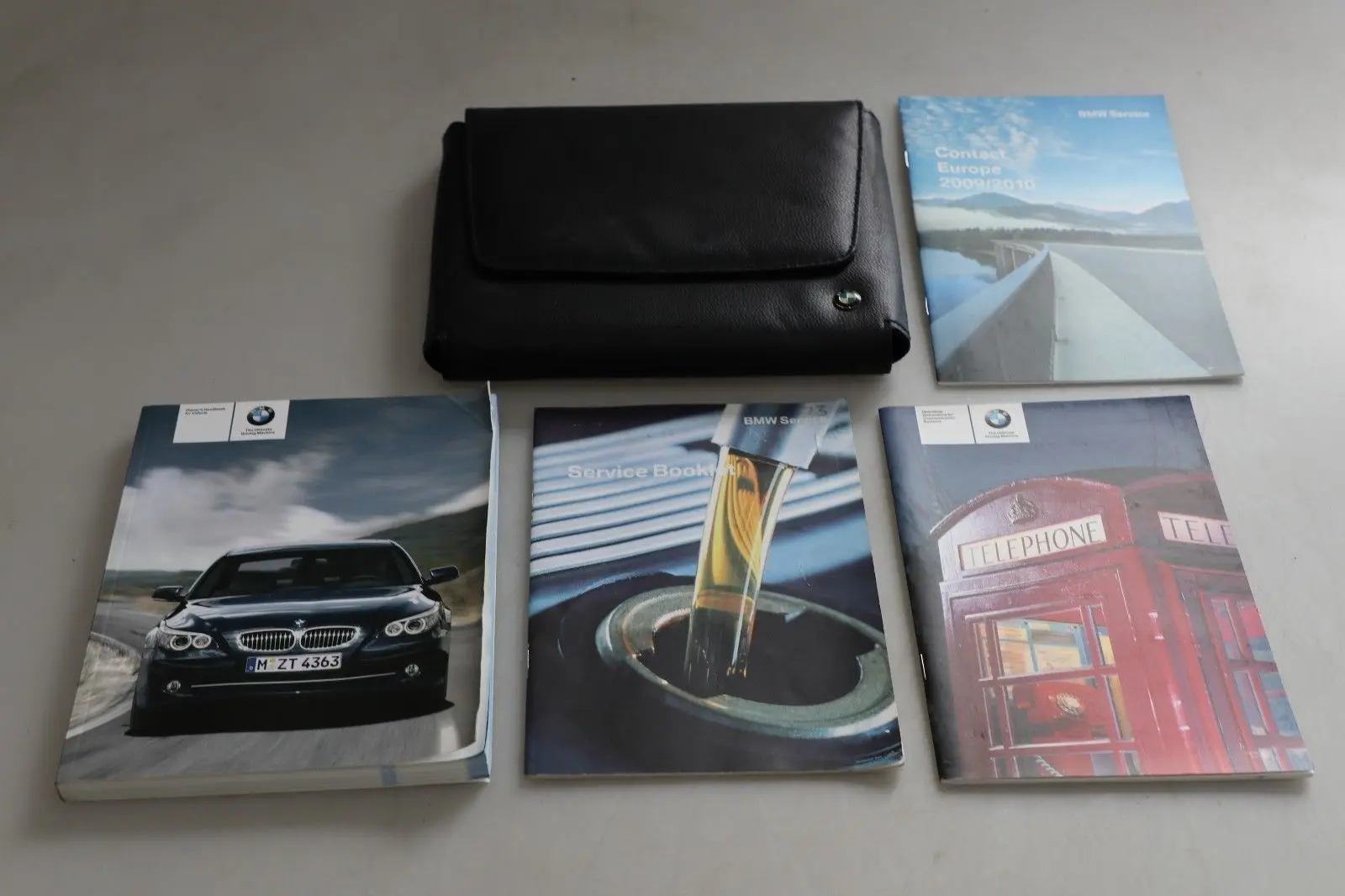 BMW 5 Series E60 E61 LCI Owner's Handbook Case Pouch Wallet