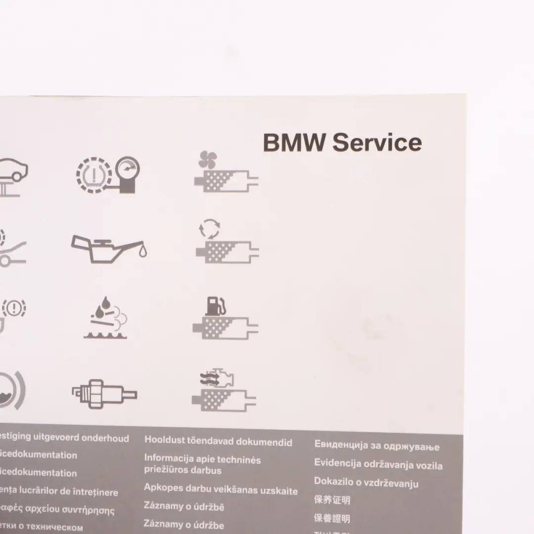 BMW E82 E88 Owner's Handbook Service Book Set Case Pouch 2602798